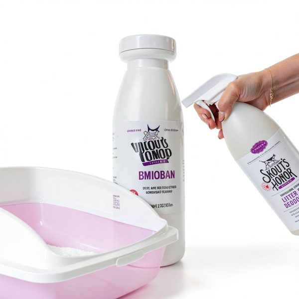 Skouts Honor Litter Box Deodorizer Eliminates Odors Cat-5