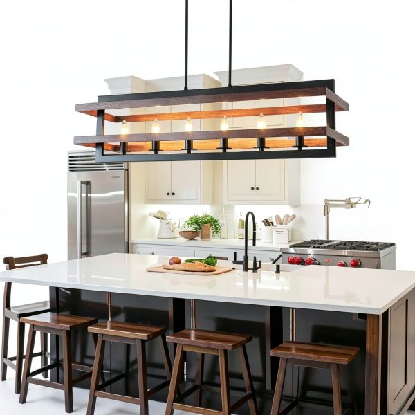 Yidelloc Kitchen Island Light Industrial Design Adjustable-6