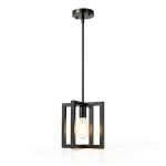 Mlihove Square Pendant Light Farmhouse Kitchen Island-0