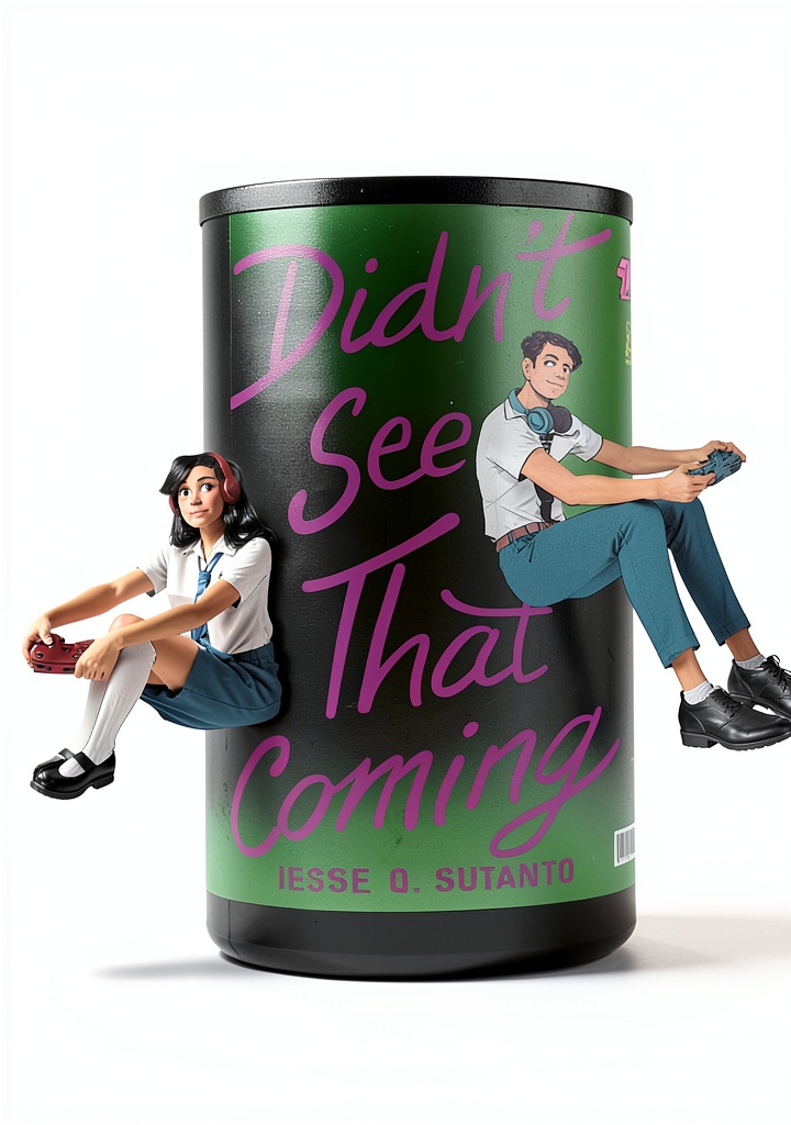 Young adult fiction book cover showing family and romance elements
