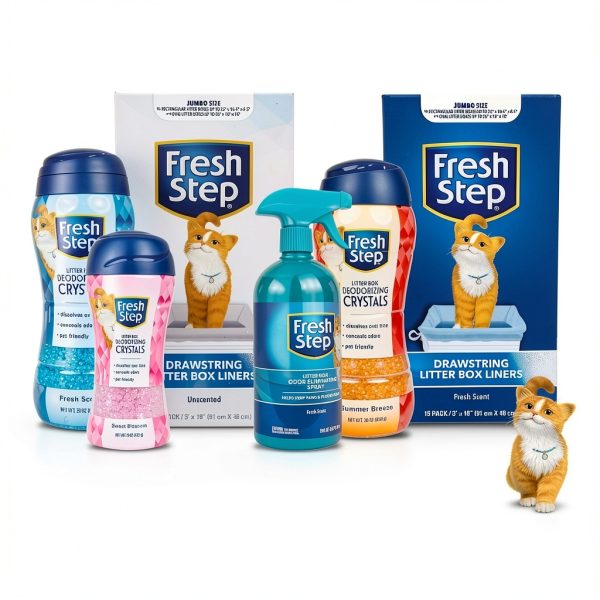 Fresh Step Litter Box Odor Eliminator Spray Pet Safe Formula-5