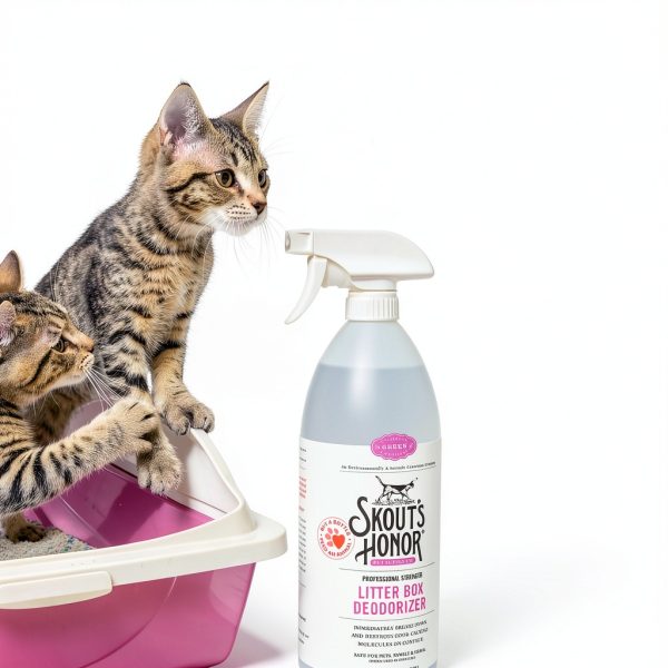 Skouts Honor Litter Box Deodorizer Eliminates Odors Cat-4