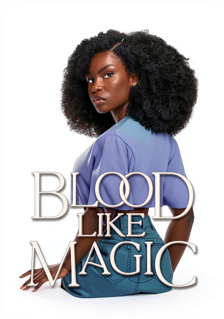Blood Like Magic eBook cover on a tablet