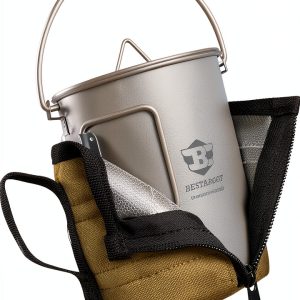 Titanium Camping Pot Bestargot Outdoor Cooking-0