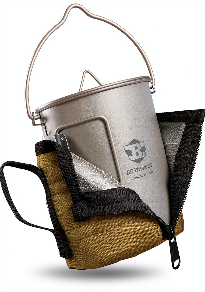 Bestargot Titanium Camping Pot
