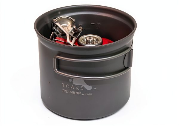Titanium Camping Pot by TOAKS 900ml Lightweight-7