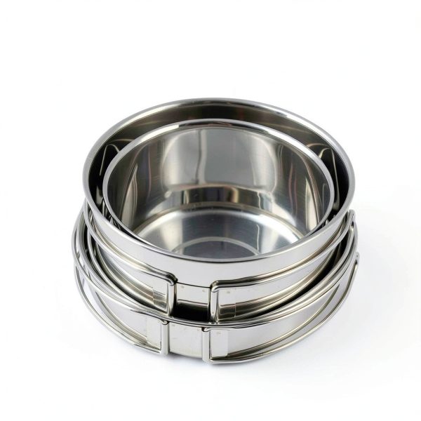 LYFJXX Stainless Steel Camping Cook Pot Set-3