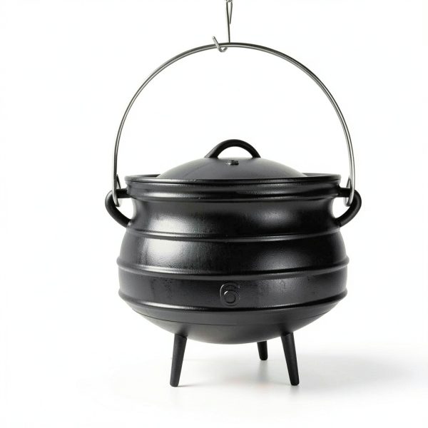 Cast Iron Dutch Oven 14qt DVK Black Pumpkin-1