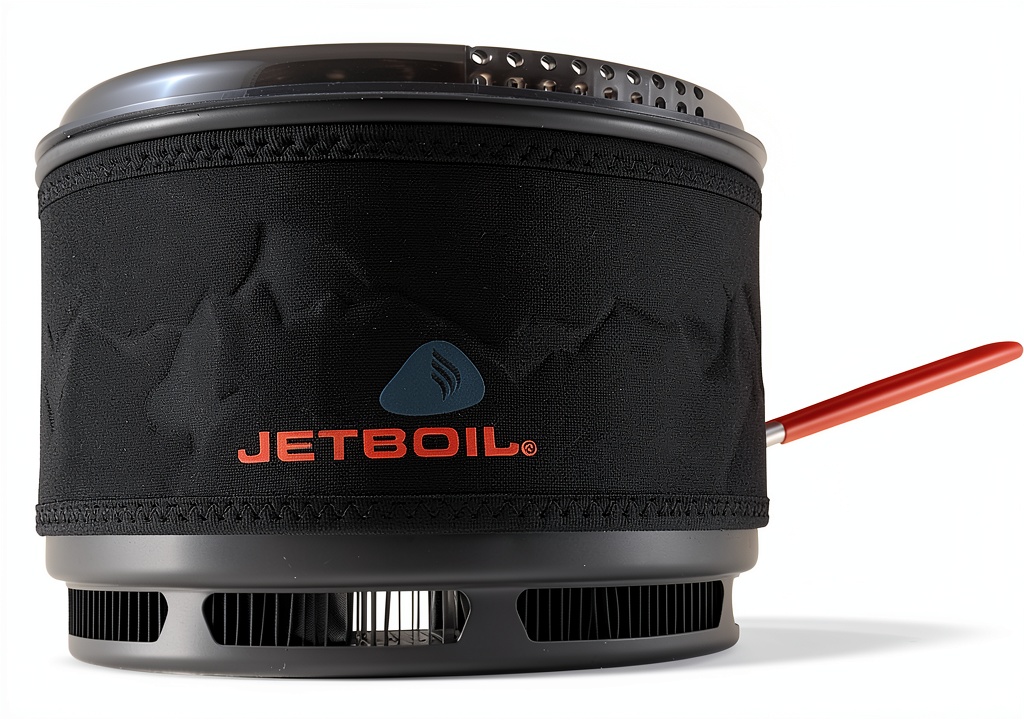 Jetboil Ceramic Cookpot on a camping stove