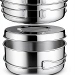 Camping Cookware Funnymoom 15pcs Stainless Steel-0