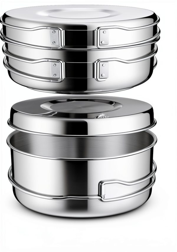 Camping Cookware Funnymoom 15pcs Stainless Steel-0