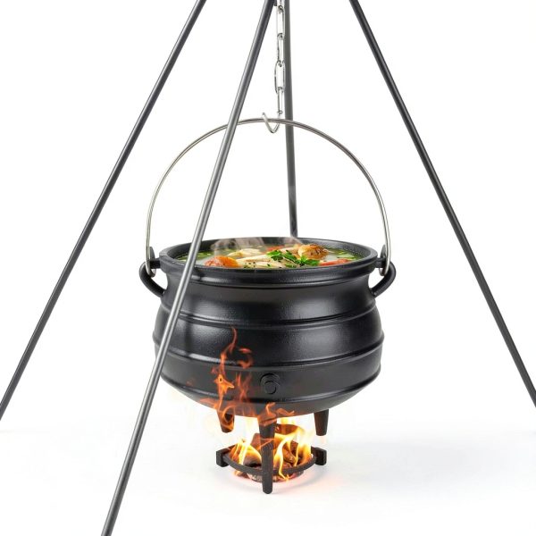 Cast Iron Dutch Oven 14qt DVK Black Pumpkin-2