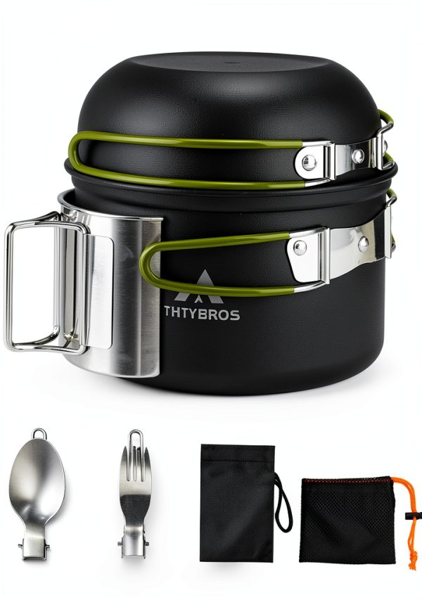 THTYBROS Camping Cookware Kit Backpacking-0