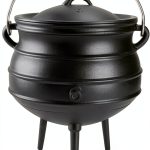 Cast Iron Dutch Oven 14qt DVK Black Pumpkin-0