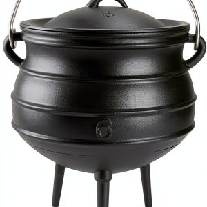 Cast Iron Dutch Oven 14qt DVK Black Pumpkin-0