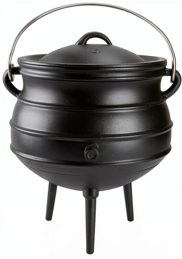 Cast Iron Dutch Oven 14qt DVK Black Pumpkin-0
