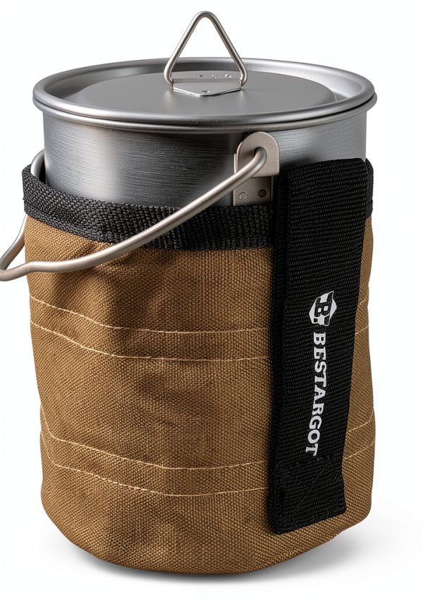 Titanium Camping Pot Bestargot Outdoor Cooking-6