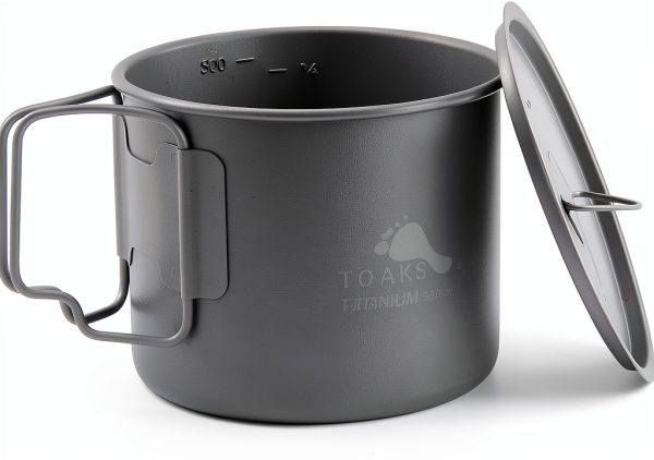 Titanium Camping Pots TOAKS Brand-8