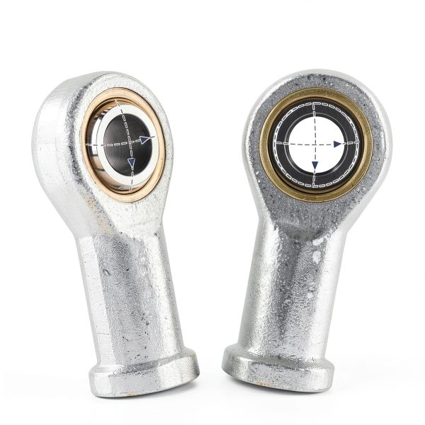 Rod End Bearing Rierdge M8 Ball Bearing Carbon Steel 4pcs SI6T/K-4