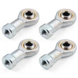 6mm Rod End Bearing 4pcs Set PHITUODA Carbon Steel Self-Lubricating-0