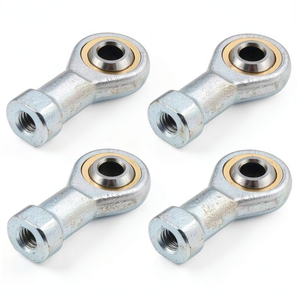 6mm Rod End Bearing 4pcs Set PHITUODA Carbon Steel Self-Lubricating-0