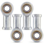 Rod End Bearing Rierdge M8 Ball Bearing Carbon Steel 4pcs SI6T/K-0