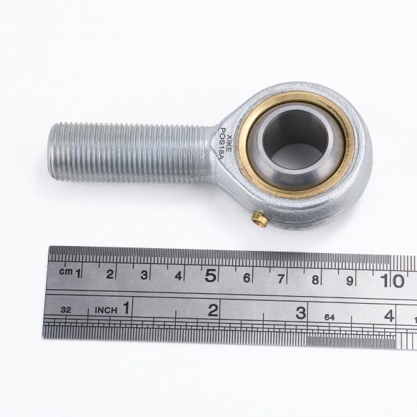XIKE POS18 Joint Rod End Bearing 18mm Male Thread Right Hand Chrome-5