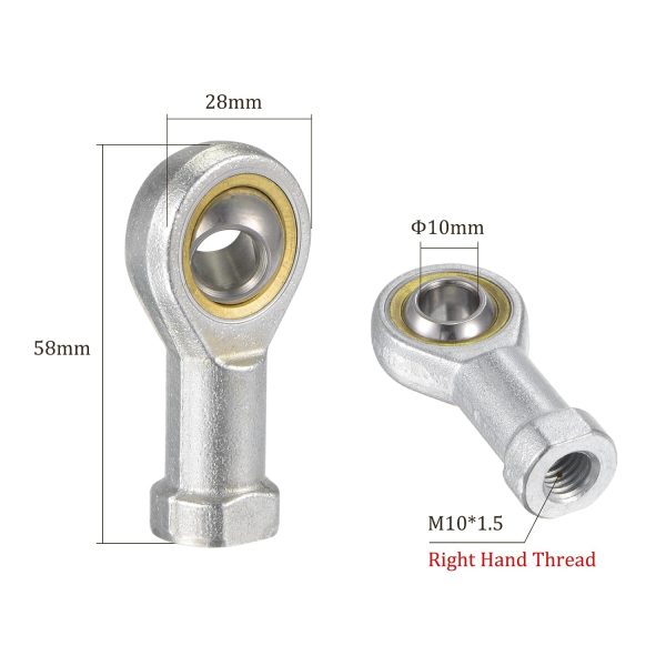 Kozelo SI10T/K M10 Rod End Bearing 10mm Bore 45# Carbon Steel-2