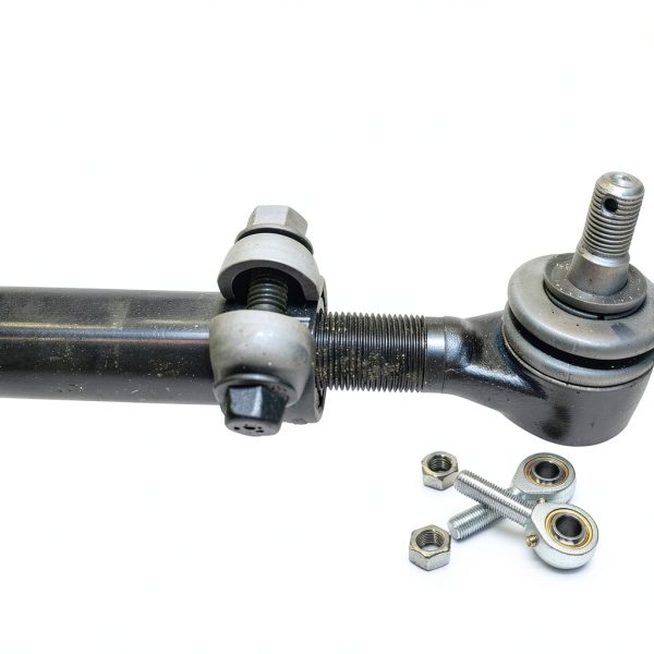POSB7 Male Rod End 7/16 Inch Bore 7/16-20 Right Hand Thread Connector, 2Pcs Rod Bearings Joint 7/16 Self-Lubricating with Jam Nuts-6