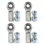 CF4 Rod End Joint Bearing 4pcs by Kozelo 1/4" Bore Right Hand Steel-0