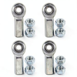 CF4 Rod End Joint Bearing 4pcs by Kozelo 1/4" Bore Right Hand Steel-0