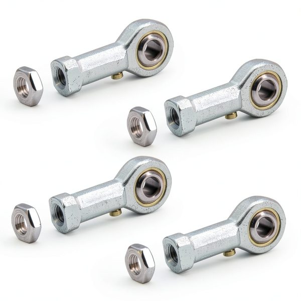 Rod End Bearings PHSB4 1/4" Bore Pre-Lubricated 4pcs Pack with Jam-0