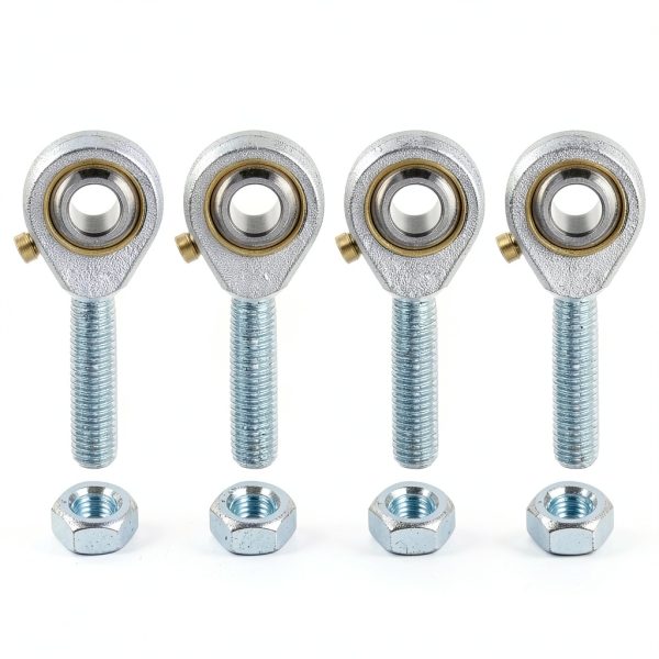 uxcell POSB4 Rod End Bearing 1/4" 1/4-28 RH Self Lubricating Jam Nuts-0